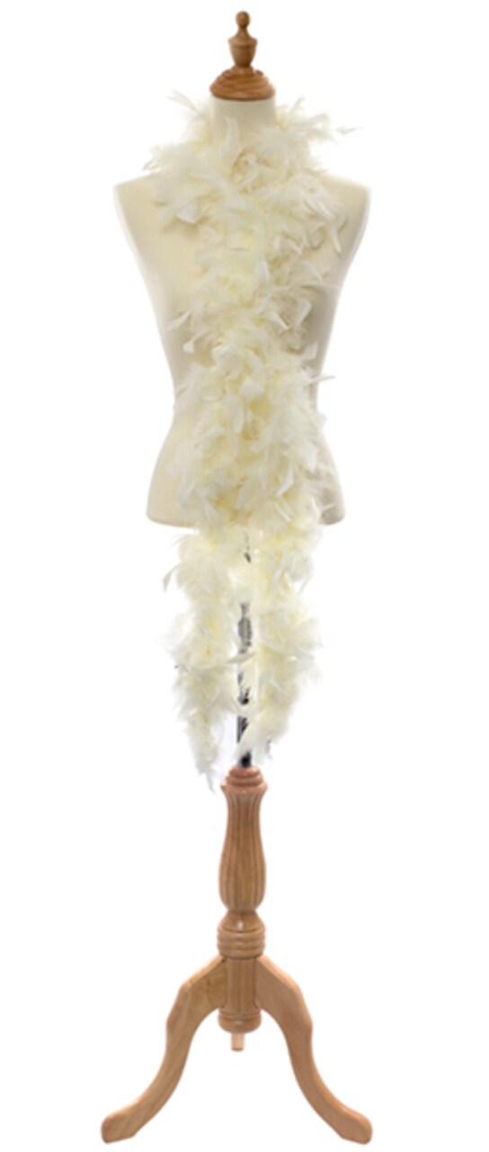 John Bead 2yds Chandelle Turkey Flat Boa Feathers, 40g/60g/80g